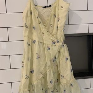 Yellow summer dress